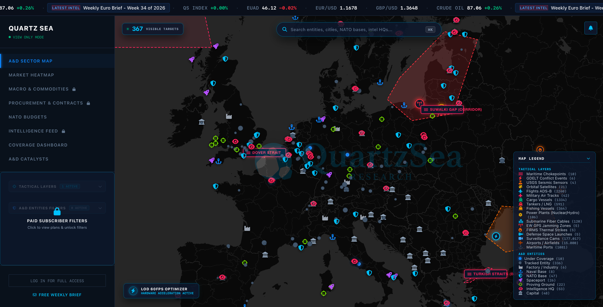 QS Terminal Defense Industrial Map